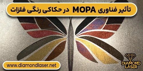 تأثیر فناوری MOPA در حکاکی رنگی فلزات
